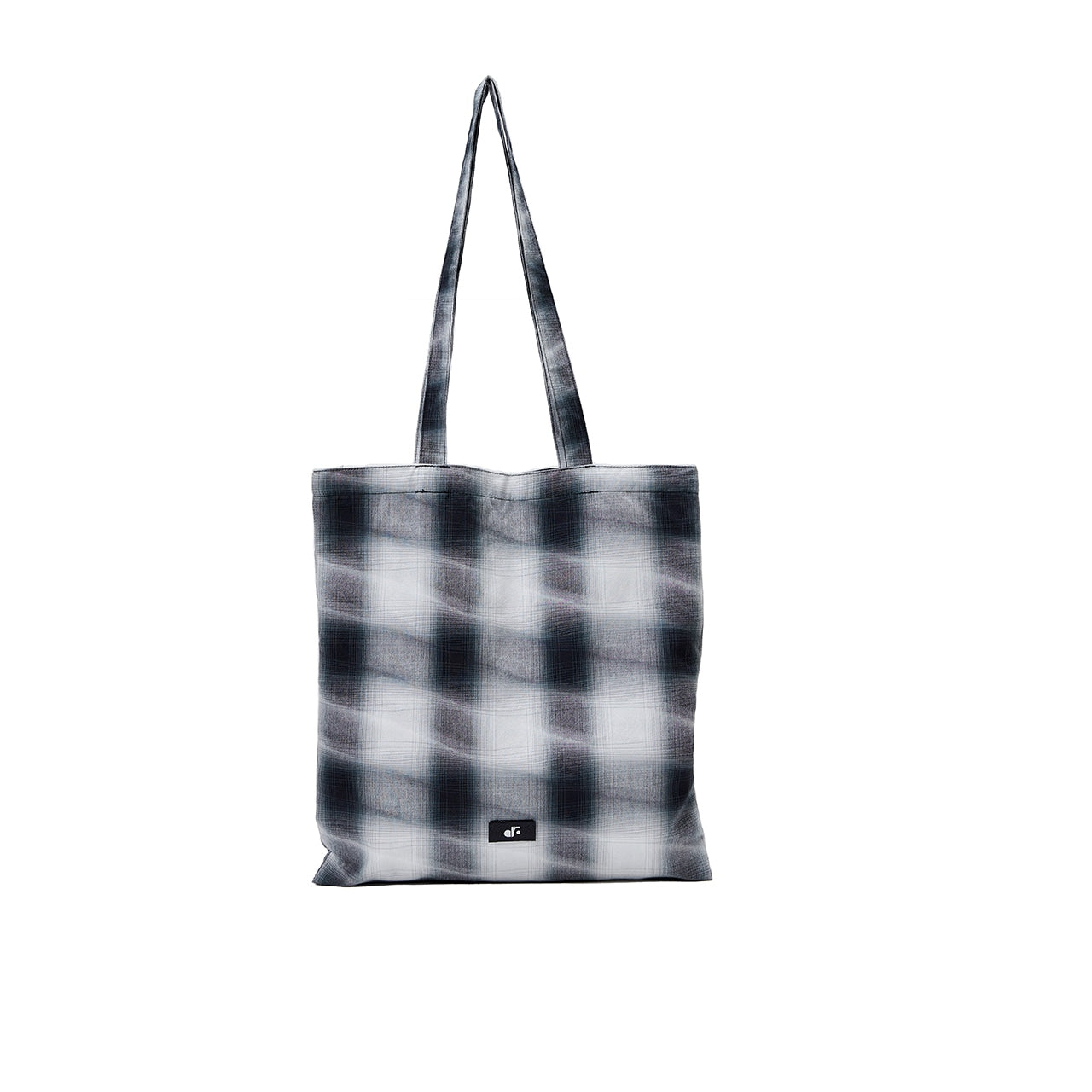 "YOROKE" OMBRE PATTERN TOTE BAG(BLACK)