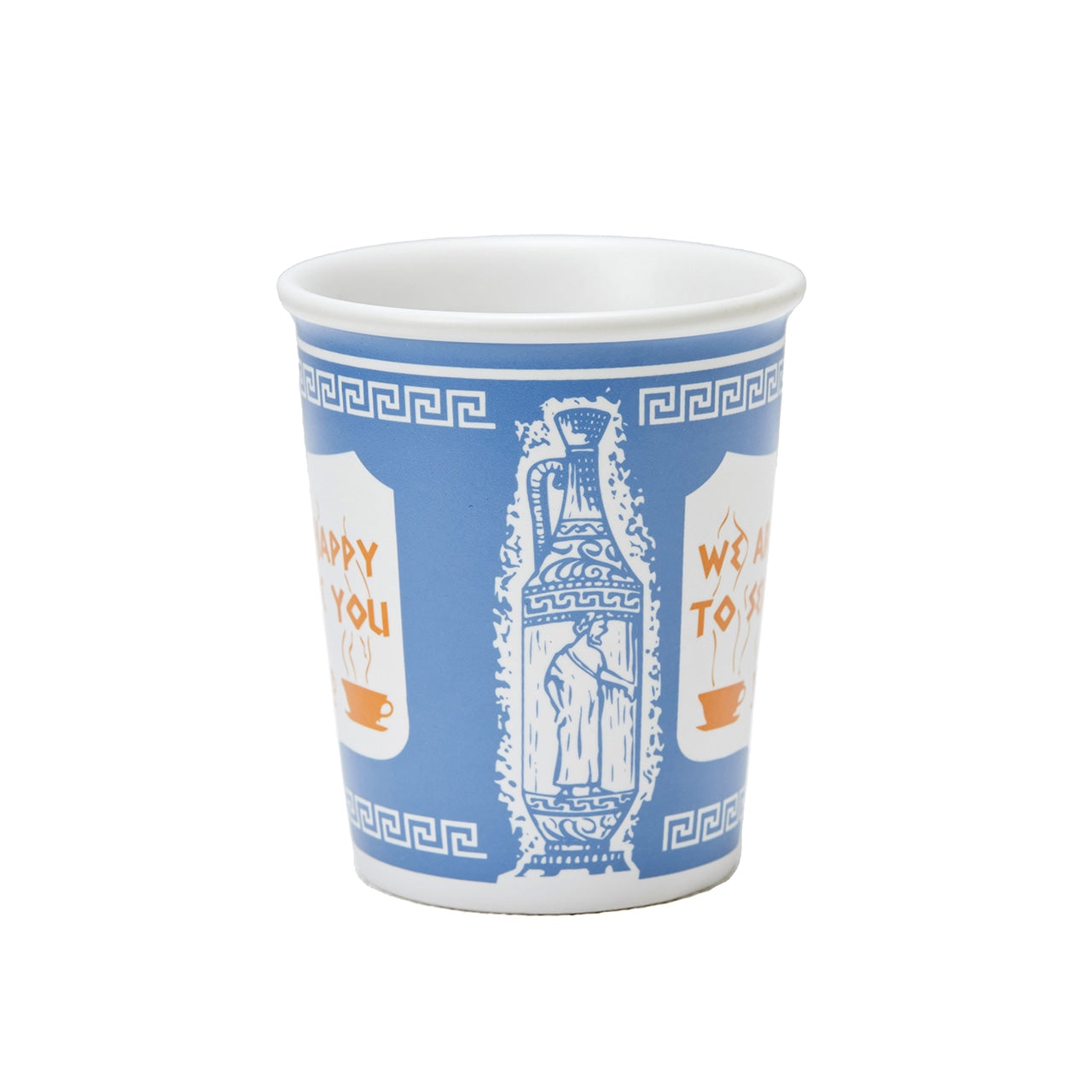 WE ARE HAPPY TO SERVE YOU CERAMIC CUP 8oz