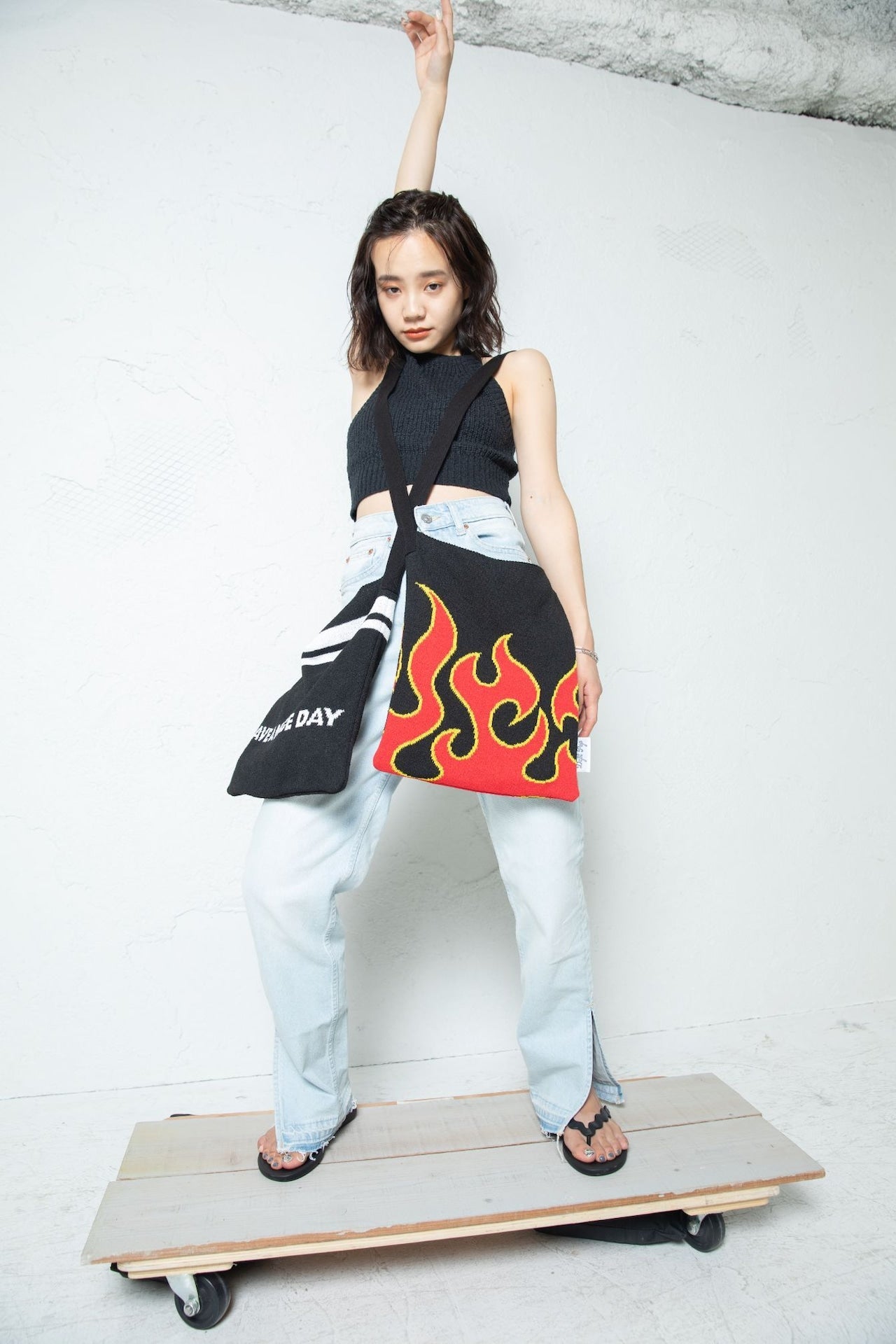 FLAME KNIT BAG