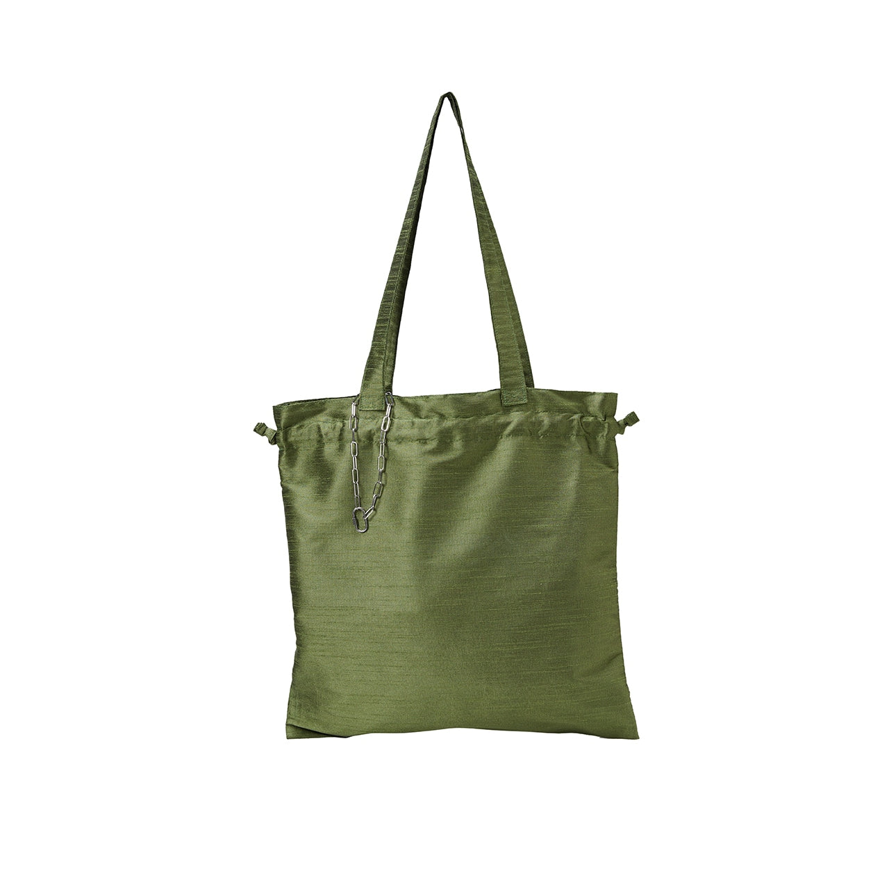 SHINY PUESE TOTE BAG(KHAKI)