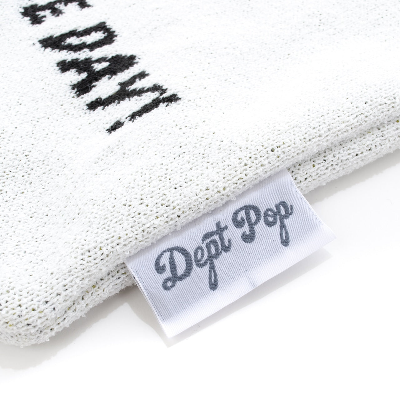 THANK YOU SMILEY KNIT BAG