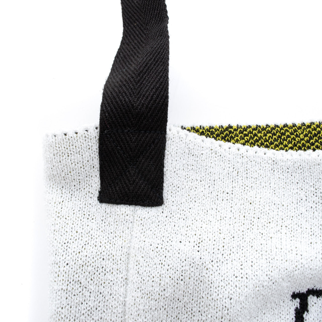 THANK YOU SMILEY KNIT BAG