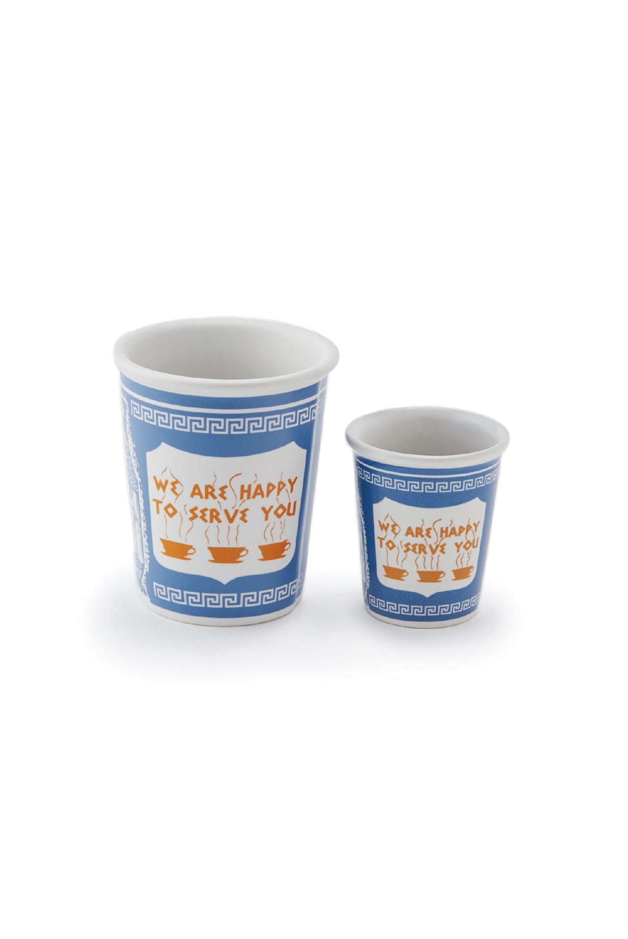 WE ARE HAPPY TO SERVE YOU CERAMIC CUP 8oz