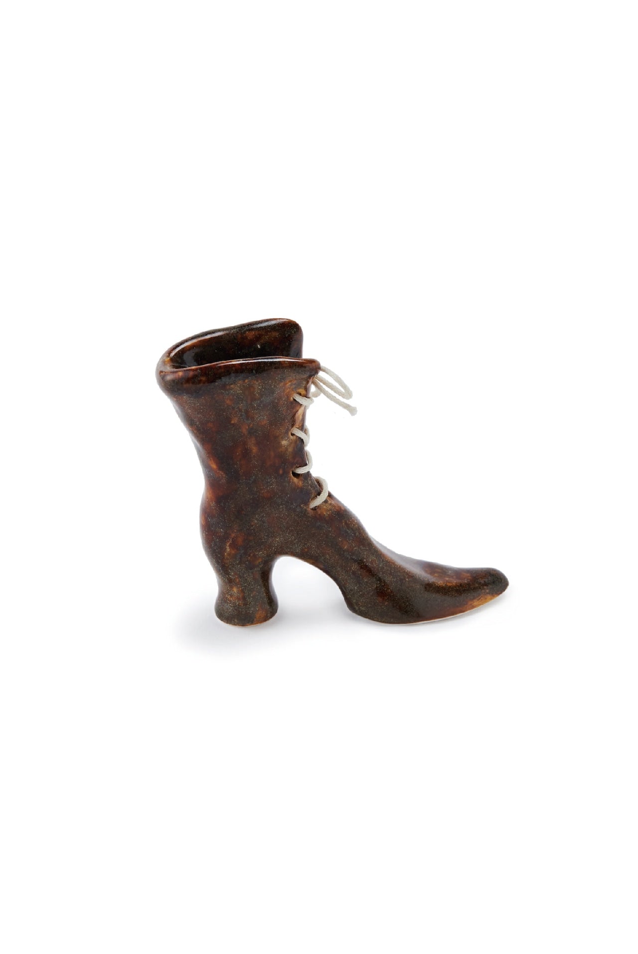 【HairyBirdbox】 Incense holder Brown Lace-up Thigh Boots